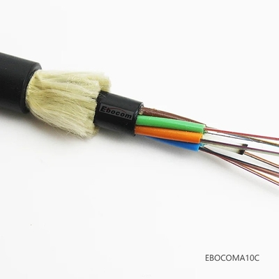 Single mode aerial overhead outdoor ADSS 8 12 core 3km fiber optic cable for sale