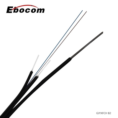 Indoor and Outdoor FTTH Optical Fiber Flat Drop Cable 2.0*3.0mm Cable Diameter