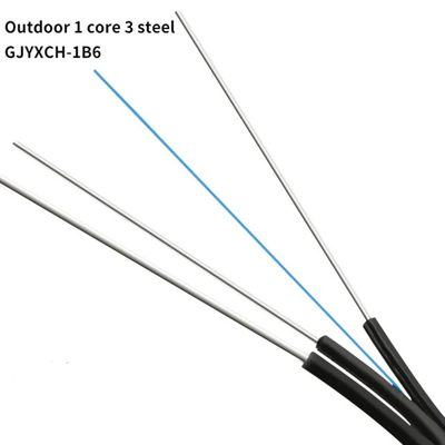2 Core Outdoor FTTH Drop Cable GJYXCH G657A1 Fiber Optic Cable