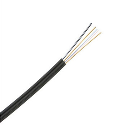 Outdoor FTTH Drop Cable GJYXCH 1 Core Fiber Optic Cable G657A1 With Steel Strength Member