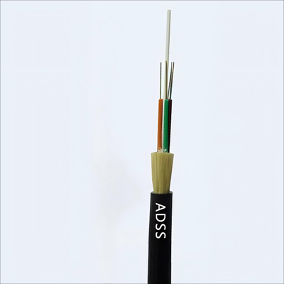 ADSS Fiber Optic Cable Outdoor 12 24 46 48 60 96 Core Span 100 200 500m