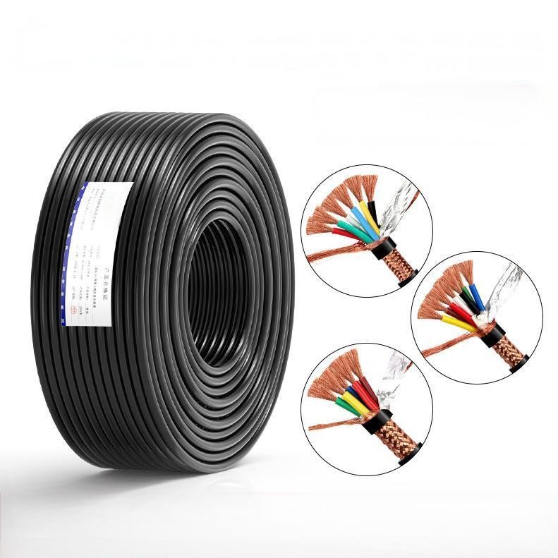 Control Core Cable Shielded RVVP Electrical Cable Multi Core Copper Control Cable with ...