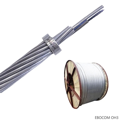 Opgw Cable Ground Wire Stranded Fibra 6 8 12 16 24 36 48 60 72core tension low price OPGW