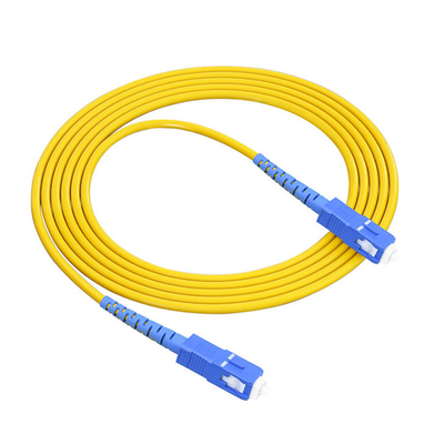 Customized Length SC-SC Patch Cord Simplex SM 2.0mm 3.0mm 1M 3M 5M LSZH Manufacturer