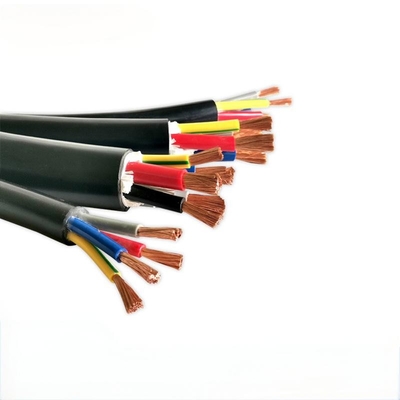RVV Electrical Cable Power Cable Multi Conductor Wire 2 3 4 5 Core 0.75 1 1.5 2.5 4 6 MM