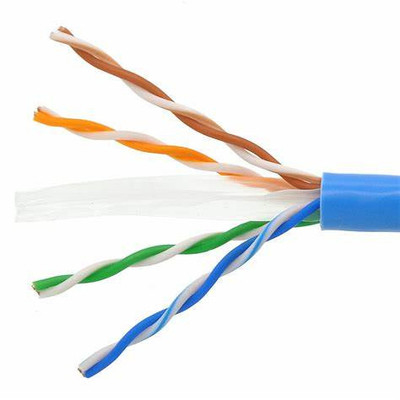 CAT5 CAT5E UTP Ethernet Cable  23AWG 0.5mm Copper Conductor for Networking construction