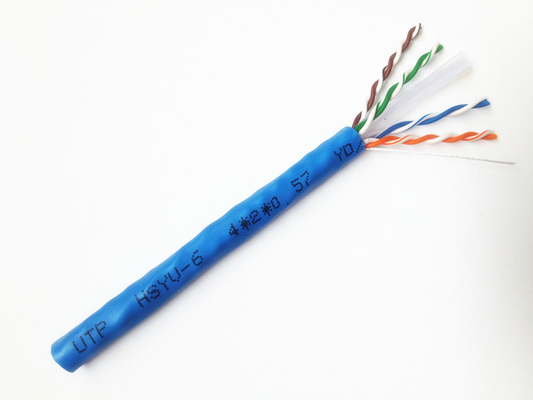 CAT-6a FTP  UTP CAT6 Lan Cable CAT 6 24AWG Copper Wire Stranded for Switch Port